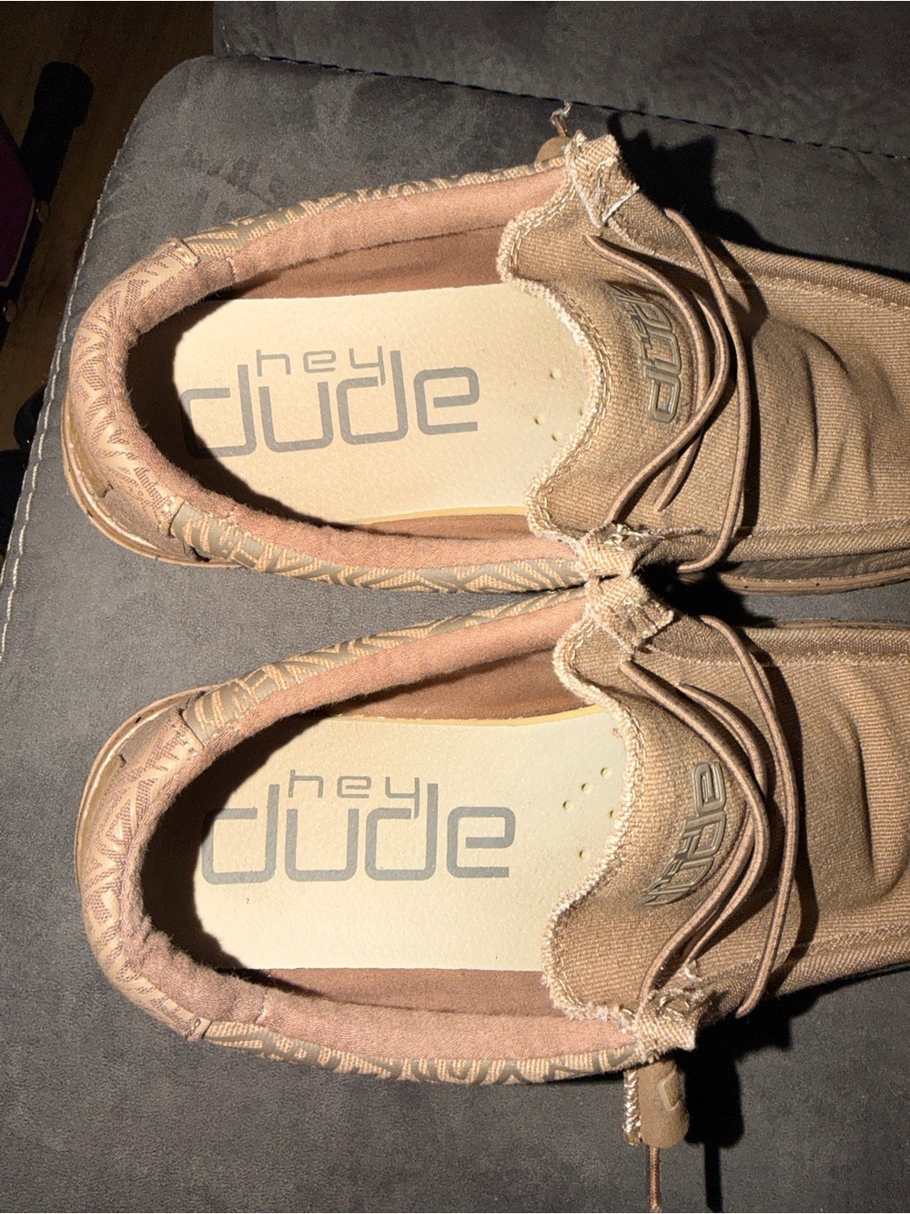 Hey Dude Wally Stretch Shoes Brown - Picture 3 of 6